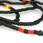 画像3: 黒のシードビーズ連 (3)