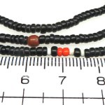 画像2: 黒のシードビーズ連 (2)