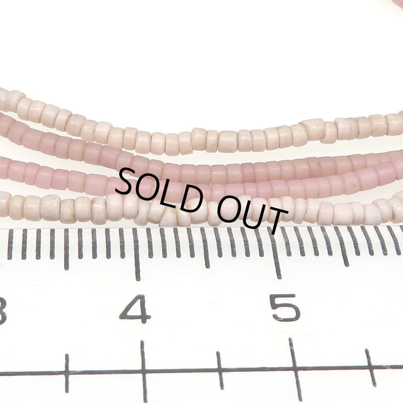 画像2: ピンク極小シードビーズ連 (2)