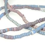 画像3: 薄ピンク+ピンクグレー+ブルーグレー極小シードビーズ連 (3)