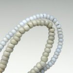 画像4: グレー+ブルーグレー極小シードビーズ連 (4)