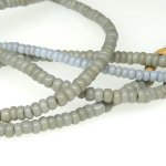 画像3: グレー+ブルーグレー極小シードビーズ連 (3)