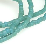 画像3: ブルーグリーン小粒シードビーズ連 (3)