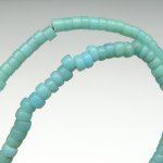 画像4: ブルーグリーン小粒シードビーズ連 (4)