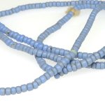 画像3: ブルーグレー+淡いブルー極小シードビーズ連 (3)