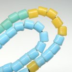 画像4: 淡いグリーン+ブルーチューブ型Mixシード連 (4)