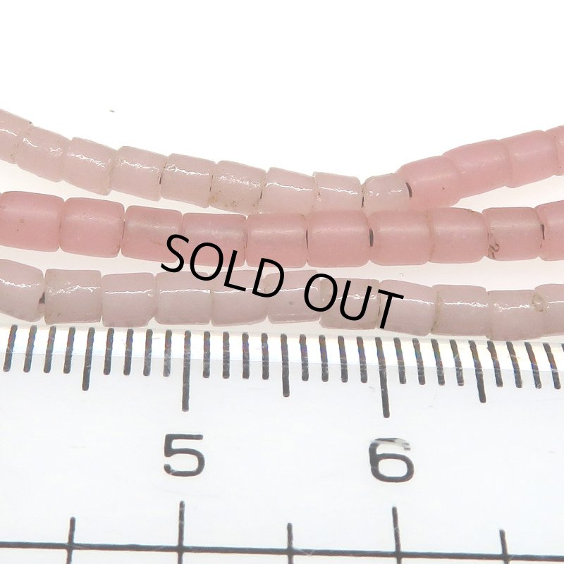 画像2: ピンク系チューブ型シード連 (2)