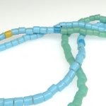 画像3: 淡いグリーン+ブルーチューブ型Mixシード連 (3)