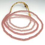 画像1: ピンク系チューブ型シード連 (1)