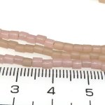 画像2: 渋ピンクチューブ型シード連 (2)