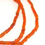 画像3: 極小オレンジ色チューブ型ホワイトハーツ連 (3)