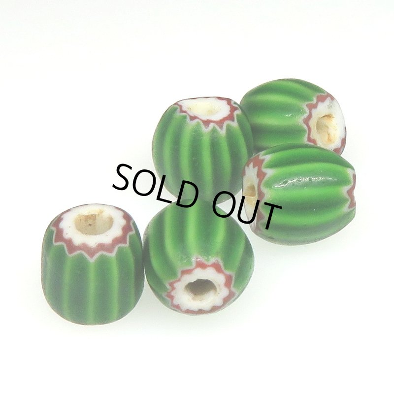 画像1: ヴェネチア　ウォーターメロン球形　5個セット (1)