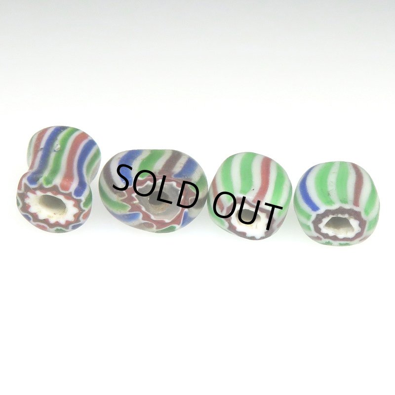 画像3: ヴェネチアメロン　シェブロンタイプフラット+ドッグボーン4個セット (3)