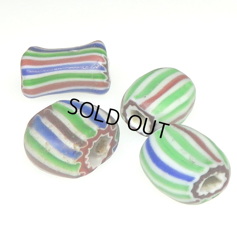 画像4: ヴェネチアメロン　シェブロンタイプフラット+ドッグボーン4個セット (4)