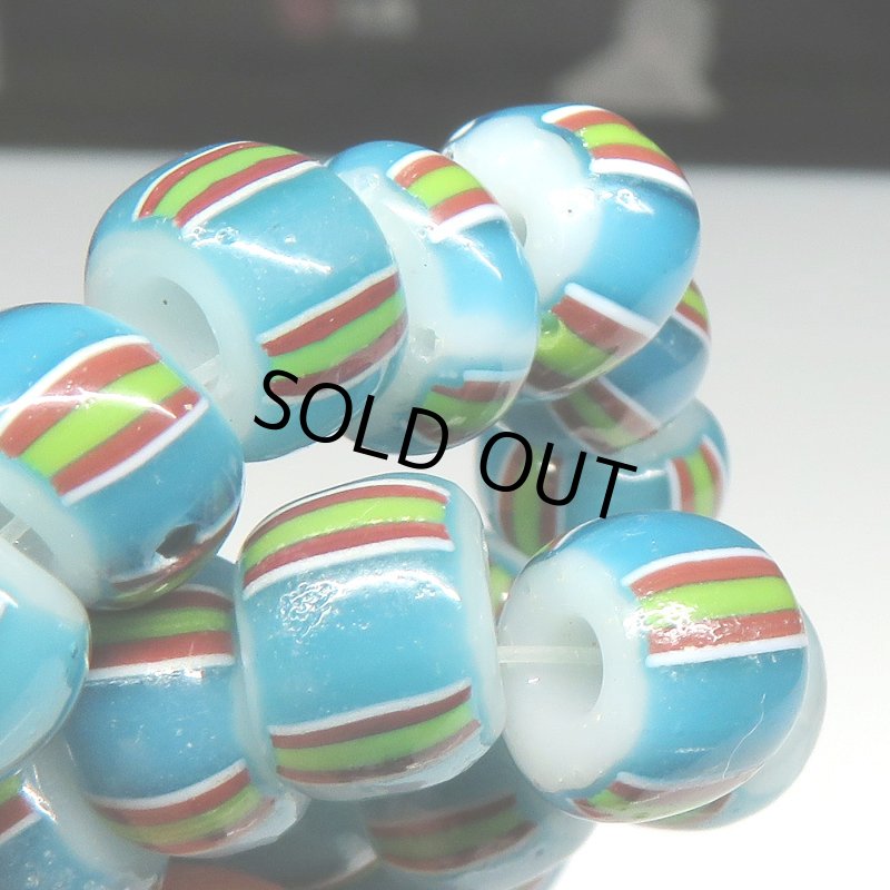 画像5: ヴェネチアメロン球形　ブルー連 (5)