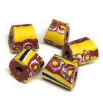 画像1: 小型ミルフィオリ（composite)　5個セット (1)