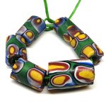 画像1: 小型ミルフィオリ　6個セット (1)