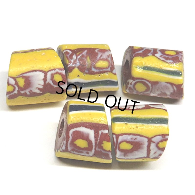 画像3: 小型ミルフィオリ（composite)　5個セット (3)