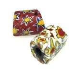 画像1: 小型ミルフィオリ　2個セット (1)