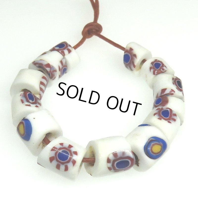 画像1: 小型ミルフィオリ　13個セット (1)