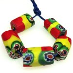 画像1: 小型ミルフィオリ　5個セット (1)