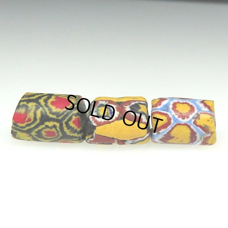 画像2: 小型ミルフィオリ（composite)　3個セット (2)