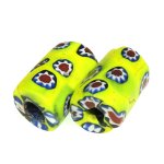 画像1: 中型ミルフィオリ　2個セット (1)