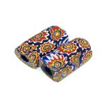 画像1: 中型ミルフィオリ　2個セット (1)