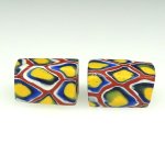 画像2: 角型ミルフィオリ 小　2個セット (2)