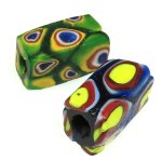 画像1: 角型ミルフィオリ 2個セット (1)