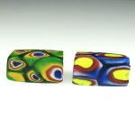 画像2: 角型ミルフィオリ 2個セット (2)