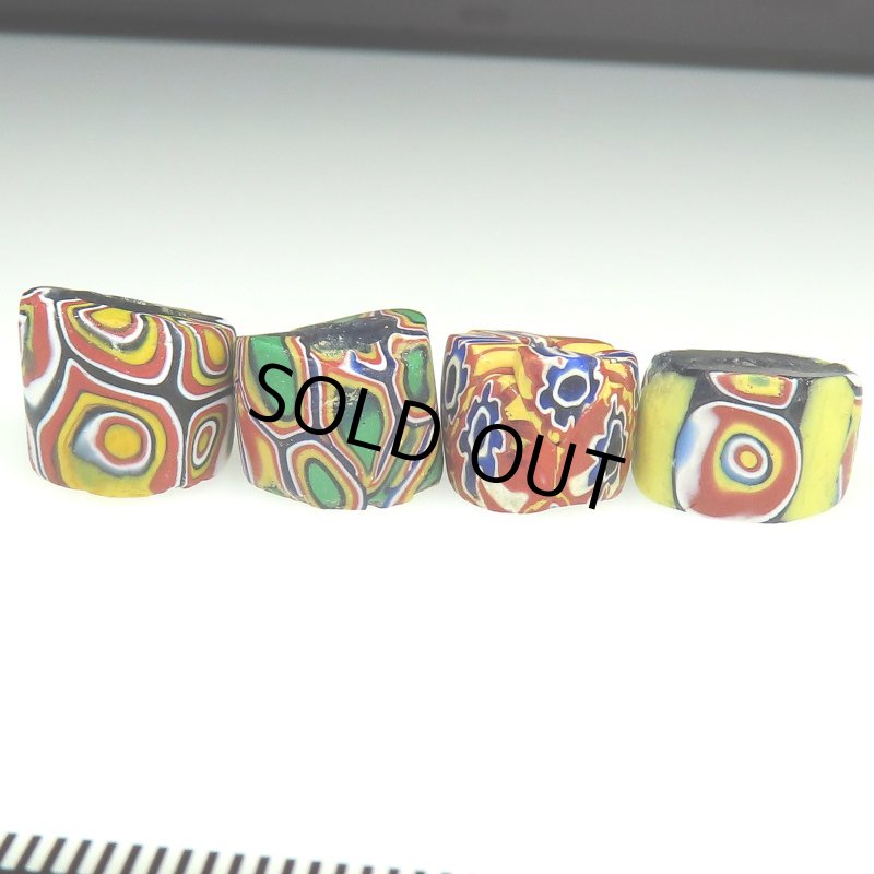 画像2: 中薄型〜薄型ミルフィオリ　4個セット (2)