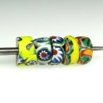 画像4: 薄型ミルフィオリ小　5個セット (4)