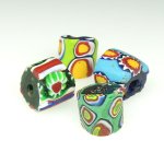 画像1: 中薄型〜薄型ミルフィオリ　4個セット (1)