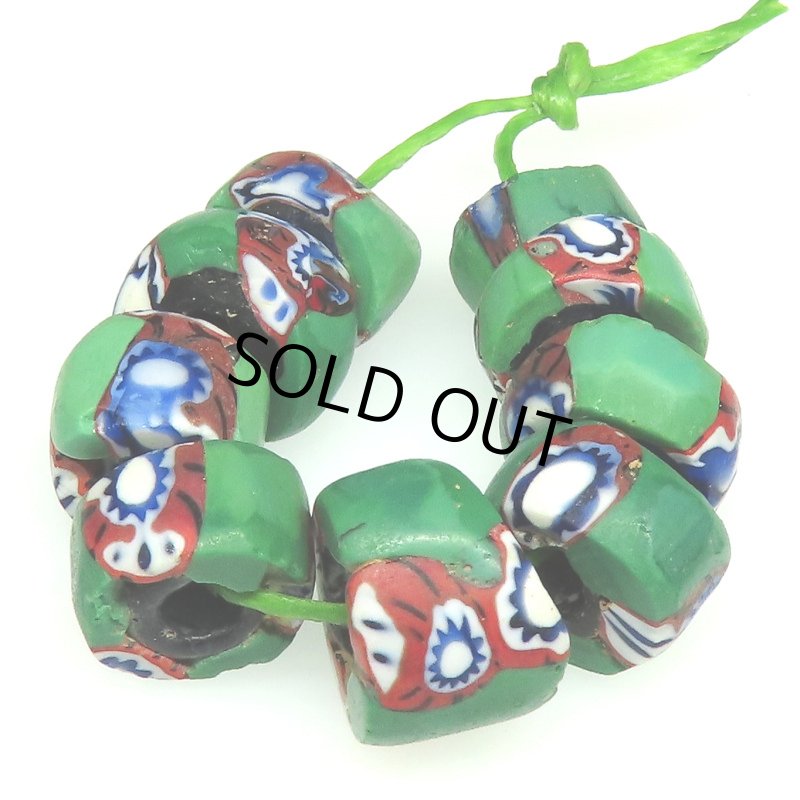 画像1: 薄型ミルフィオリ　短連 (1)