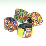 画像1: 中薄型〜薄型ミルフィオリ　4個セット (1)