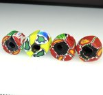 画像5: ヴェネチア筋玉　ミルフィオリ　4個セット (5)