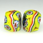 画像3: 樽型ミルフィオリ　2個セット (3)