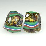 画像4: 樽型ミルフィオリ大　2個セット (4)