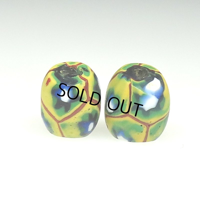 画像2: 美オーバルミルフィオリ　2個セット (2)