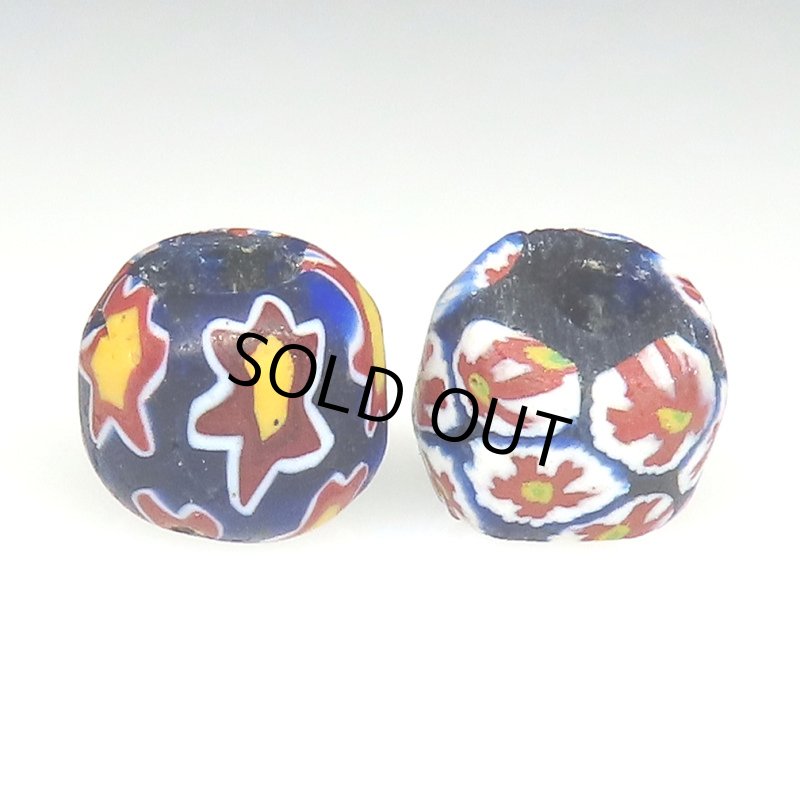 画像2: オーバルミルフィオリ　2個セット（composite） (2)