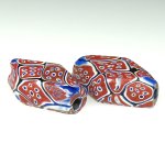 画像4: 美六角形フラットミルフィオリ小型　2個セット (4)