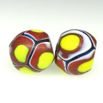 画像3: 美球形ミルフィオリ小粒2個セット (3)