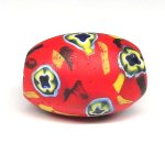 画像4: 紡錘形ミルフィオリ　レッド (4)