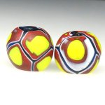 画像2: 美球形ミルフィオリ小粒2個セット (2)