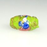 画像2: 金箔トレイルデコレーション　薔薇と忘れな草　小粒 (2)