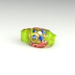 画像1: 金箔トレイルデコレーション　薔薇と忘れな草　小粒 (1)