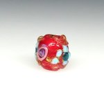 画像1: 金箔トレイルデコレーション　薔薇と忘れな草　小粒 (1)