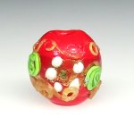 画像1: 金箔トレイルデコレーション　薔薇と忘れな草 (1)