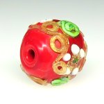 画像4: 金箔トレイルデコレーション　薔薇と忘れな草 (4)